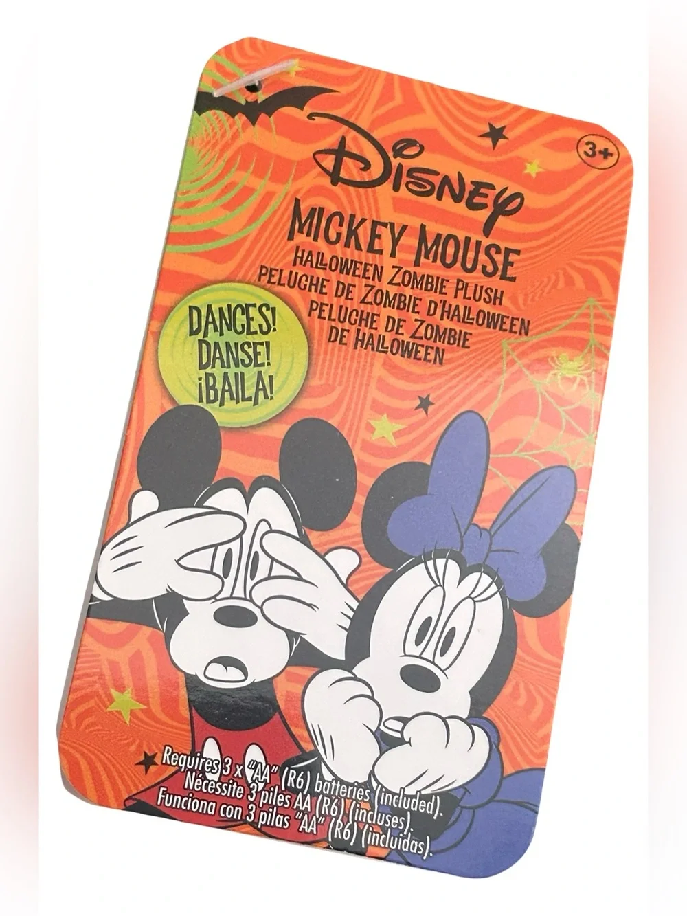 Disney Mickey & Minnie Zombie Halloween Plush Set 14